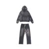 Custom sunfaded hoodie and joggers with a vintage look