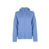 Women's sunfaded zip-up hoodie with a washed-out look