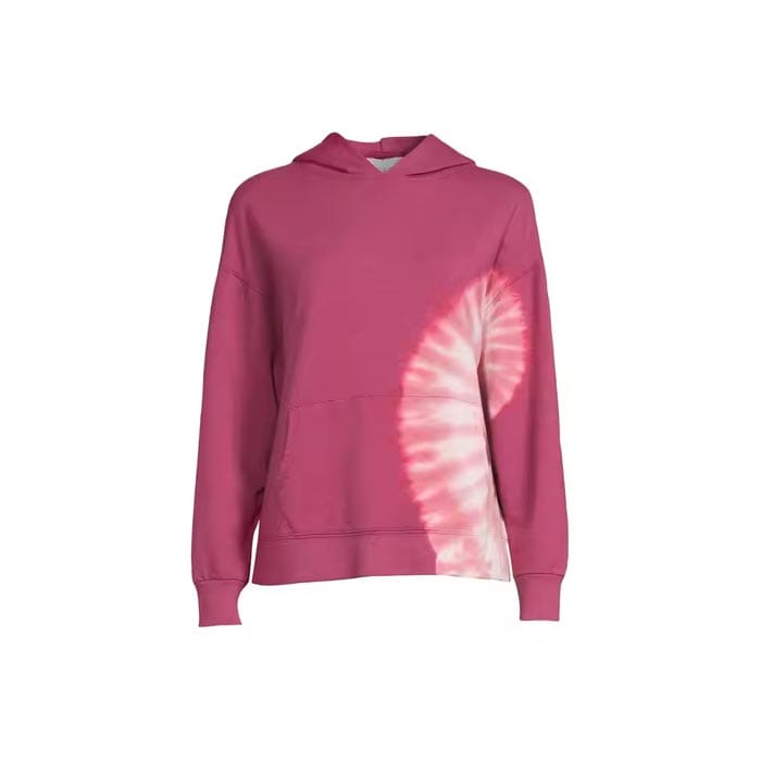 Women's tie-dye hoodie with custom design