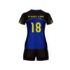 Custom volleyball club jerseys with team logos