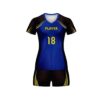 Custom volleyball club jerseys with team logos