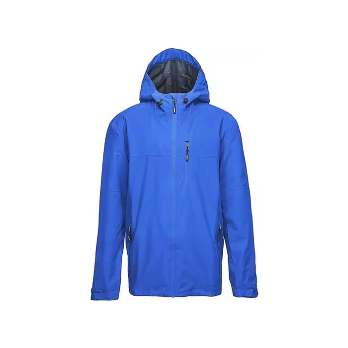 Custom windbreaker rain jacket with waterproof and breathable fabric