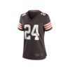 Women's custom American football jersey with breathable fabric and full customization options