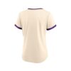 Women's custom baseball jersey with breathable, moisture-wicking fabric