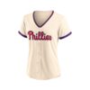 Women's custom baseball jersey with breathable, moisture-wicking fabric