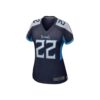 Women's premium American football jersey with moisture-wicking fabric and custom printing
