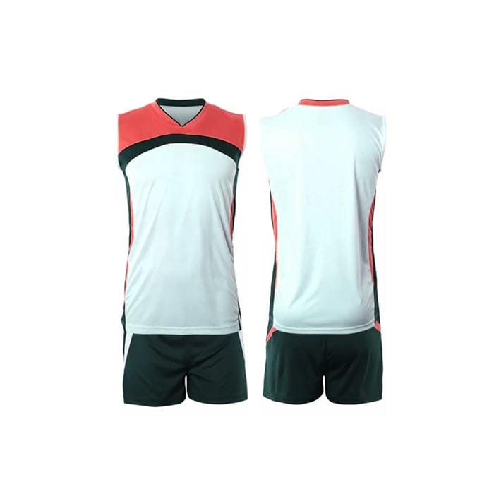 Women’s sleeveless volleyball uniforms with custom design