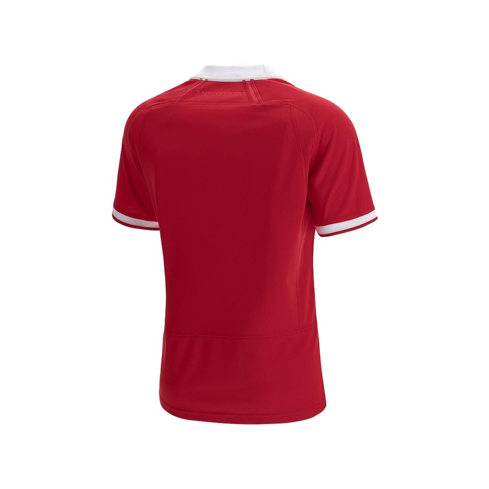 Women's sublimated rugby jersey with custom logos and colors