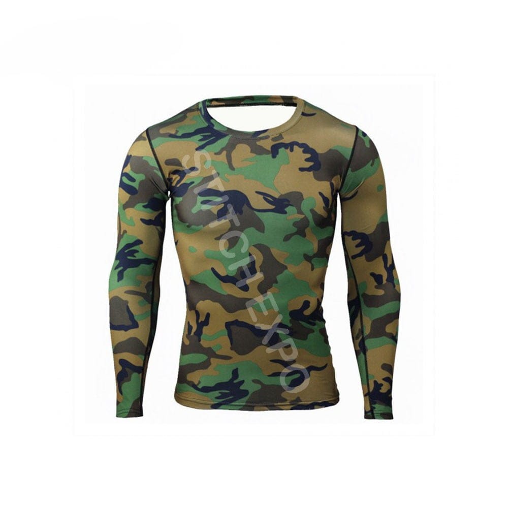 Custom Camo MMA Rash Guards