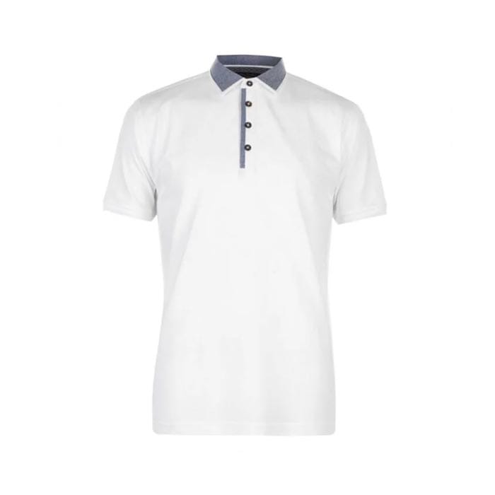 Custom Men’s Polo Shirt with Contrast Collar