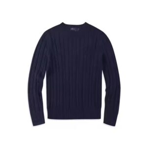 Custom crewneck sweater with personalized embroidery