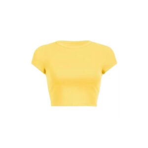 Custom crop top with silicone print – women’s activewear – Stitch Expo