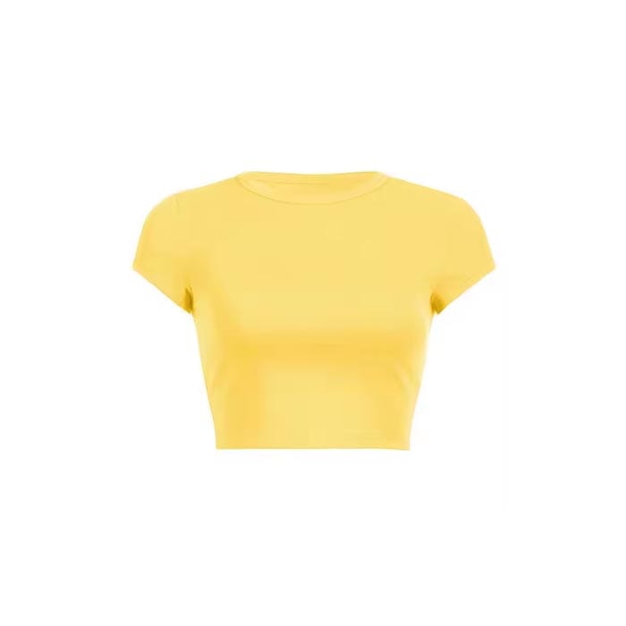 Custom crop top with silicone print – women’s activewear – Stitch Expo