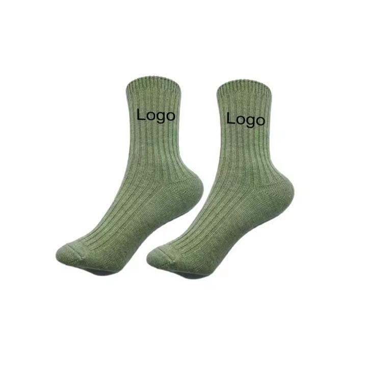 Custom design crew socks made from breathable cotton, customizable for any event or team