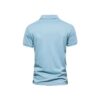 Polo Shirt with Double Chest Pocket for Utility Look
