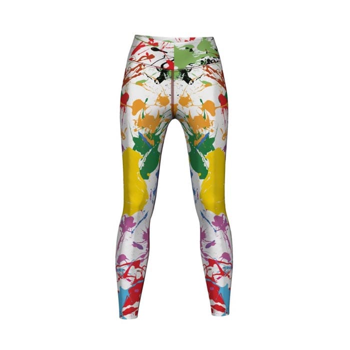 Custom High-Waist Sublimated Leggings for Gym and Fitness