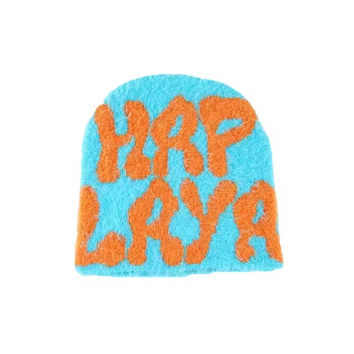 Oversized mohair beanie with a relaxed and trendy look