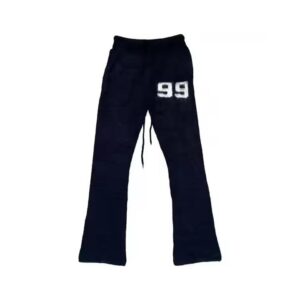Custom mohair knit trousers offering luxurious comfort and warmth for all seasons.