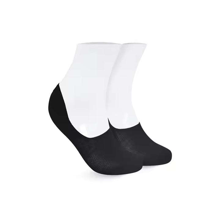 Custom no-show socks with anti-slip silicone grip and branding