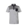 Custom Women’s Polo Shirt with Contrast Collar & Pockets