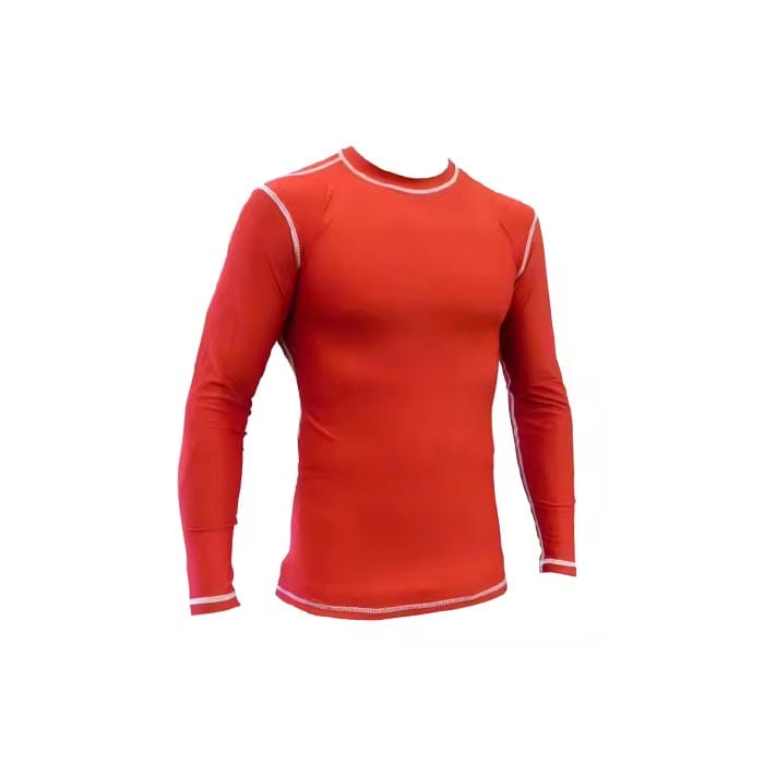 Custom Rash Guards with Contrast Stitching