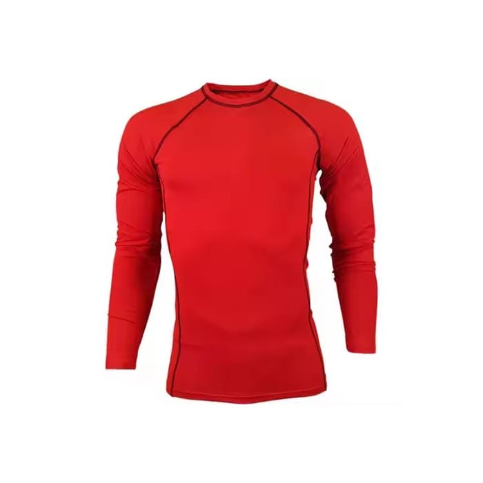 Custom Red Rash Guards for Bold Activewear
