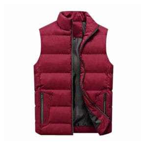 Custom softshell vest with windproof panels, stretch fabric, and branded chest logo