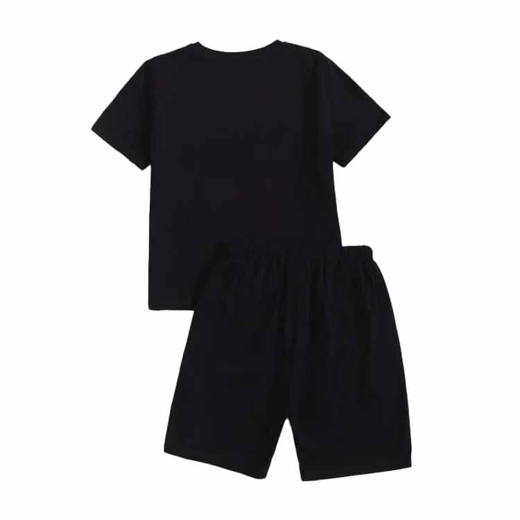 Custom breathable summer short set in matching top and shorts