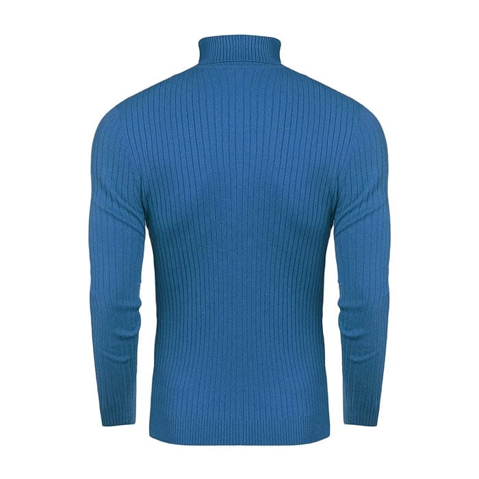 Custom turtleneck sweater with personalized embroidery
