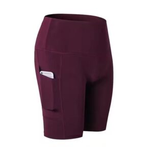 Women’s high-waisted yoga shorts with pockets – Stitch Expo