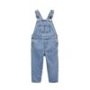 Classic kids denim overalls with front pockets and adjustable straps
