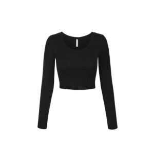 Custom long sleeve crop top for women – Stitch Expo activewear