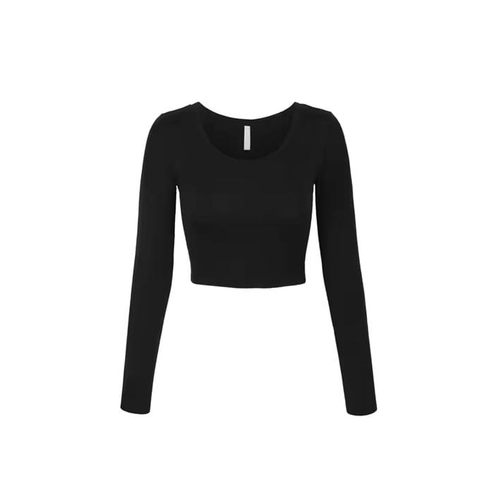 Custom long sleeve crop top for women – Stitch Expo activewear