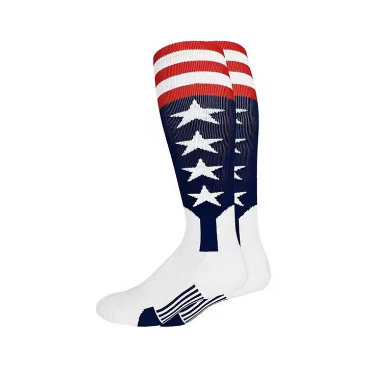 Personalized sports socks designed for athletes with custom logo or design