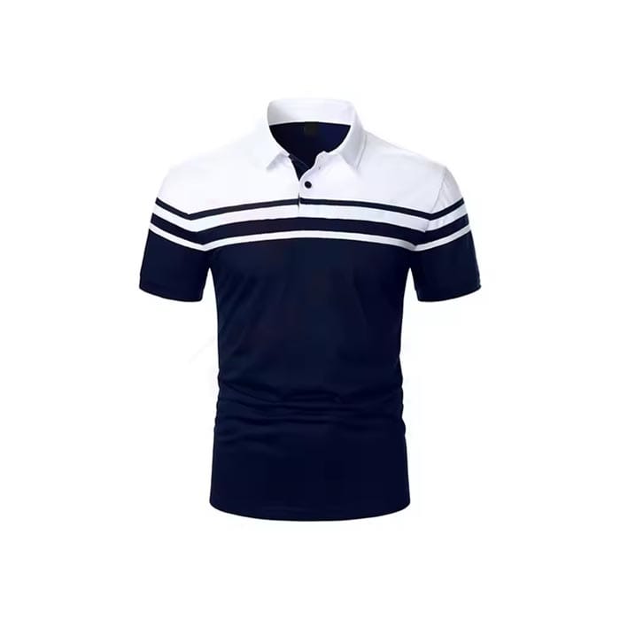 Bold Two-Tone Custom Polo Shirt for Brands