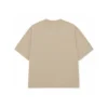 Custom Beige Oversized Heavyweight T Shirt Boxy Fit Streetwear Tee Custom Beige Oversized Heavyweight T Shirt Boxy Fit Streetwear Tee