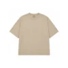 Custom Beige Oversized Heavyweight T Shirt Manufacturer Boxy Fit Streetwear Cotton Tee Custom Beige Oversized Heavyweight T Shirt Manufacturer Boxy Fit Streetwear Cotton Tee