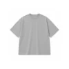 Custom Grey Oversized Heavyweight Streetwear T Shirt Drop Shoulder Tee