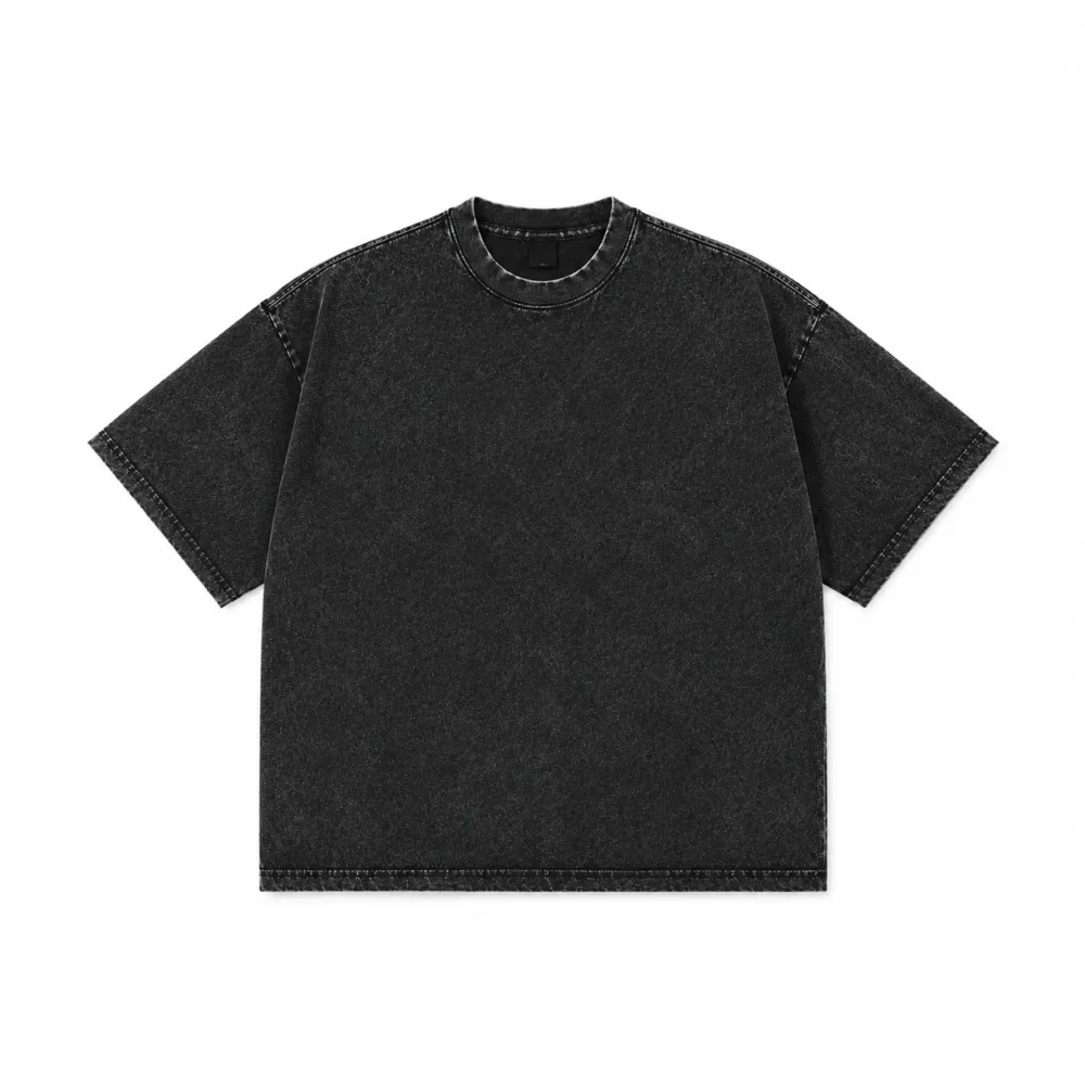 acid wash oversized t shirt manufacturer