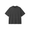 charcoal oversized heavyweight t shirt manufacturer