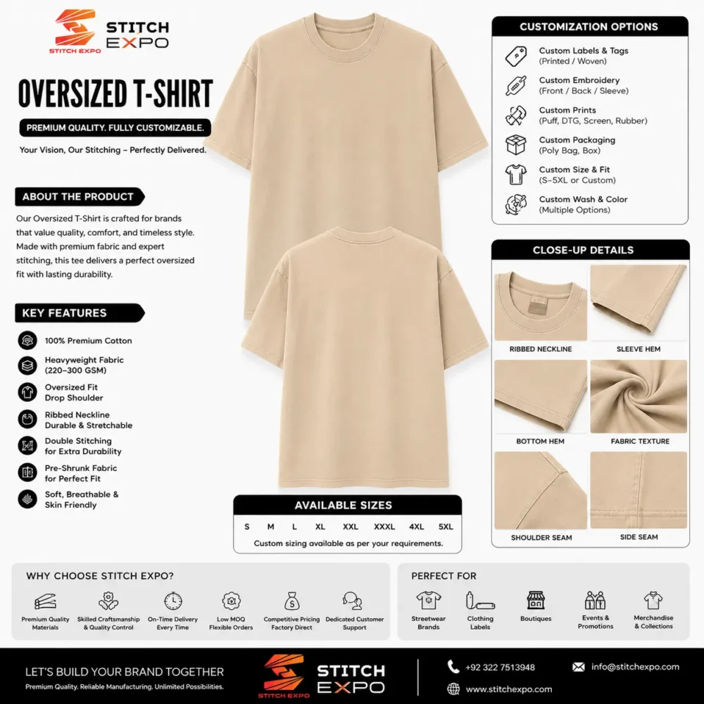 custom-oversized-tshirt-manufacturer-services Custom Oversized Heavyweight T Shirt Manufacturing Services Private Label Streetwear Apparel