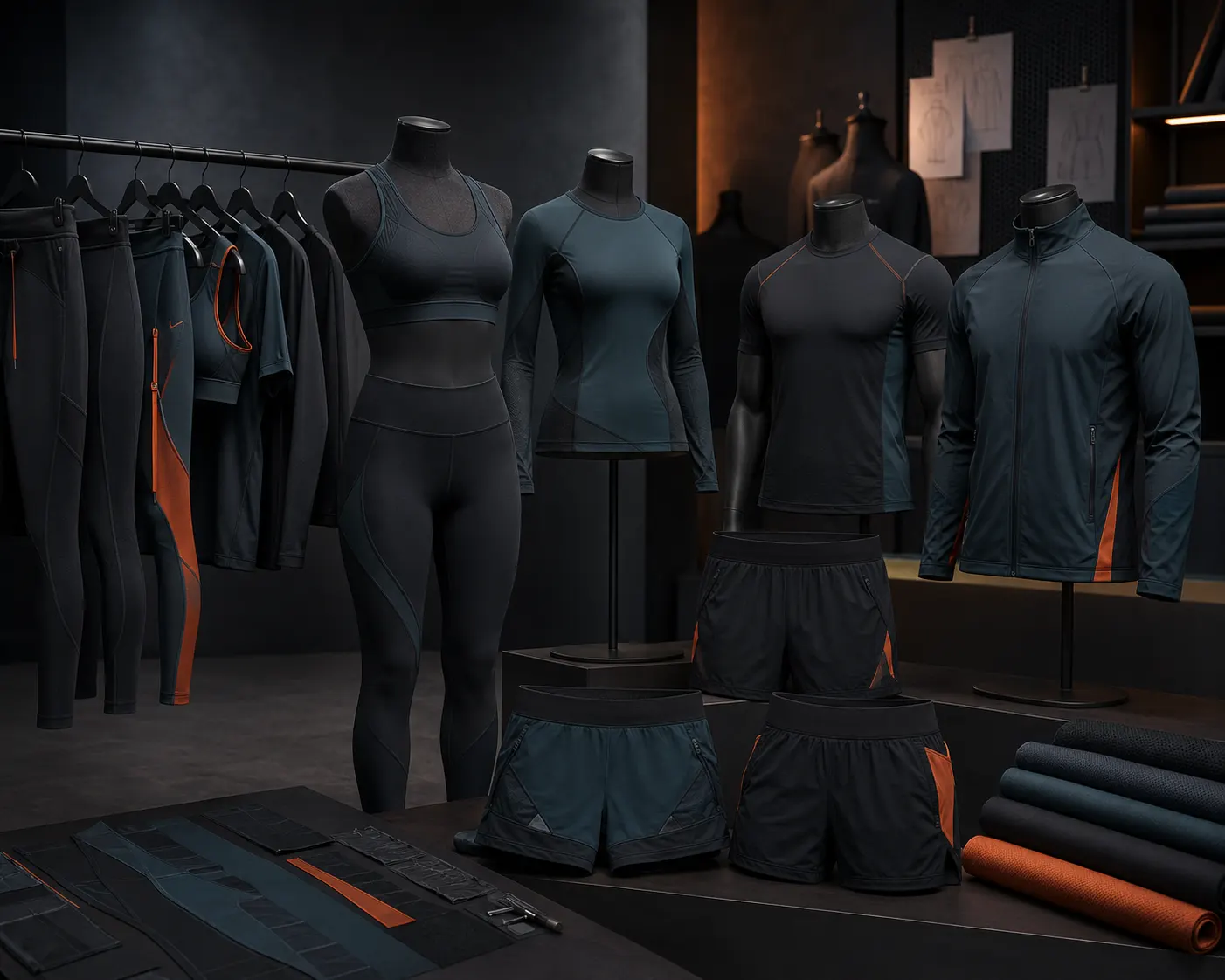 Custom activewear and fitness apparel manufacturing services