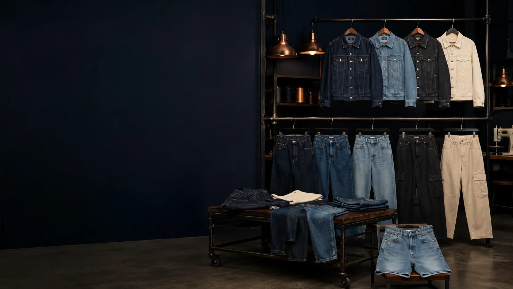 Custom denim manufacturer producing private-label jeans and denim clothing