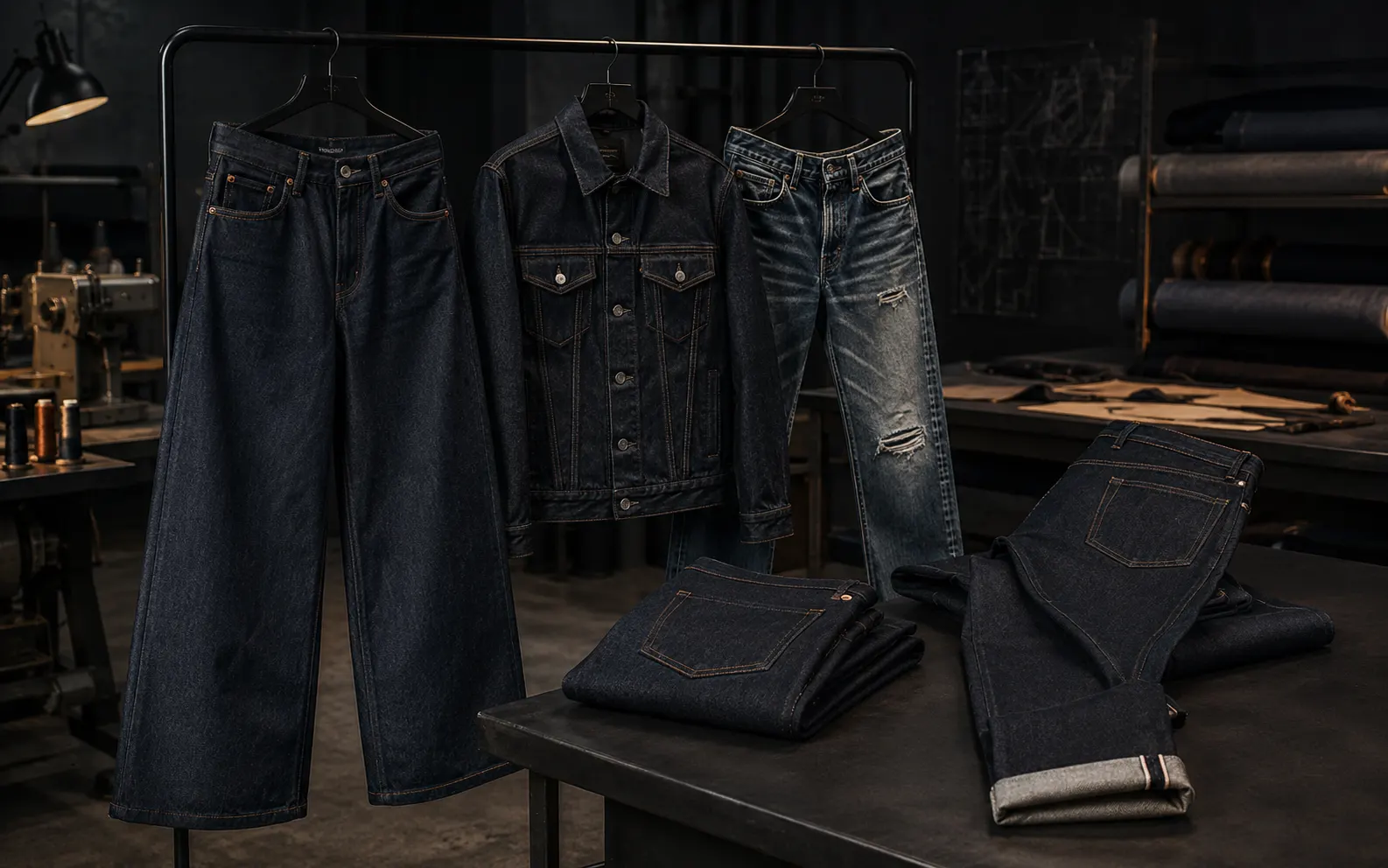 Custom denim clothing manufacturing
