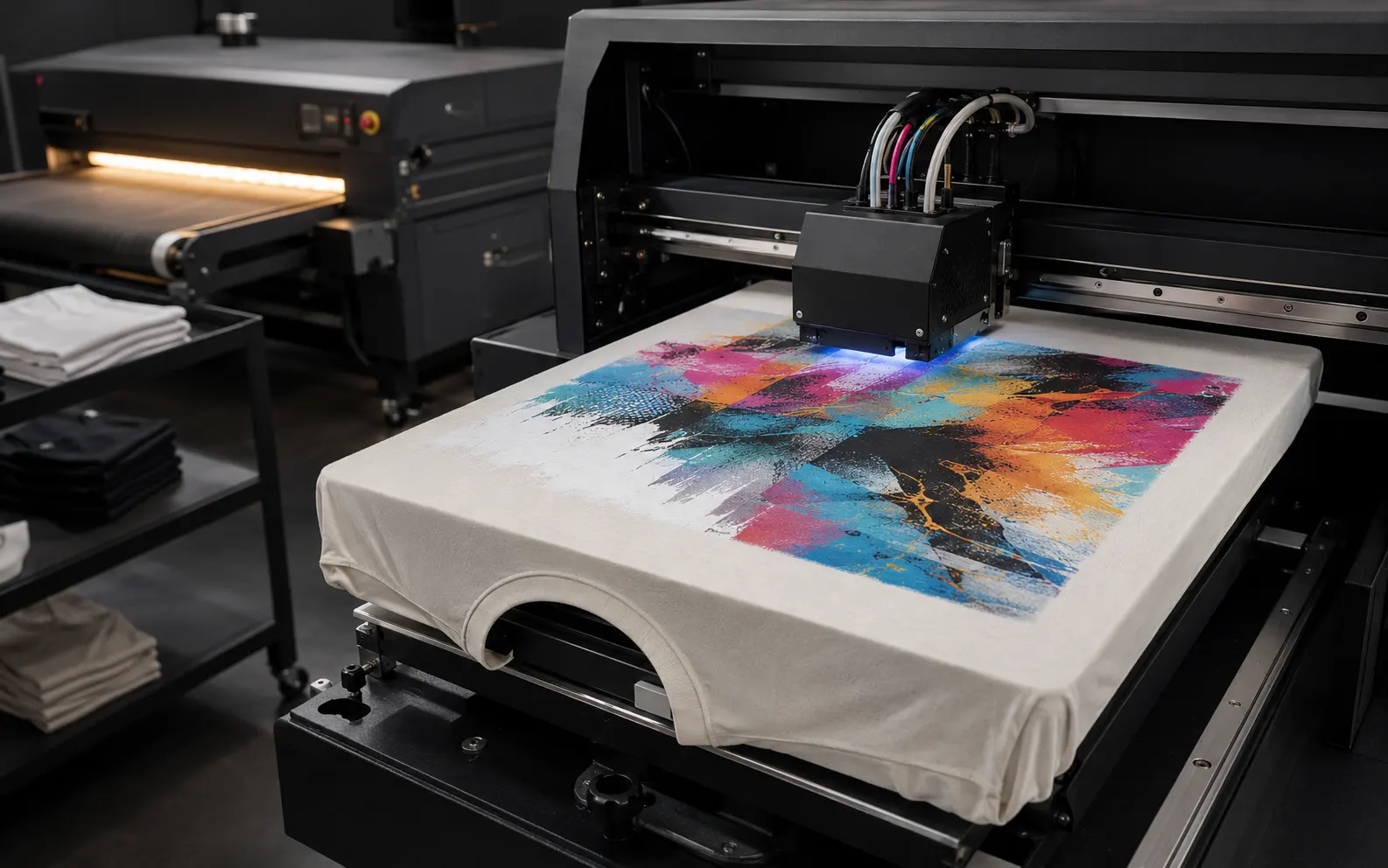 Direct-to-garment DTG apparel printing