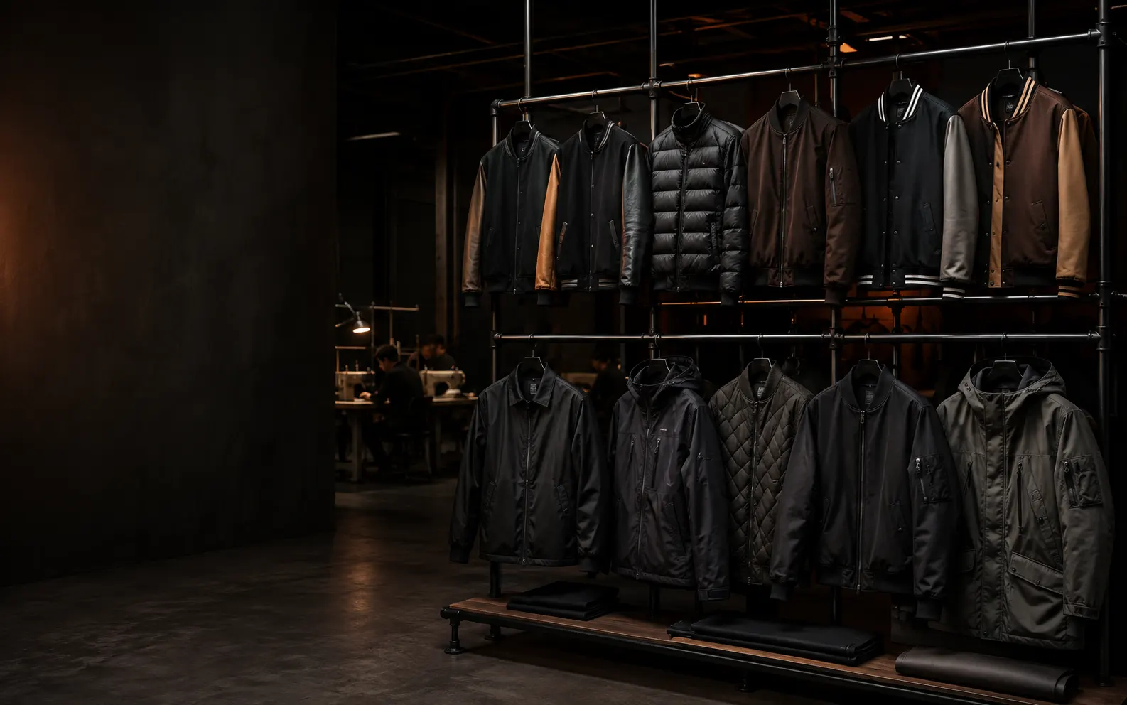 Custom jacket manufacturer producing private label outerwear