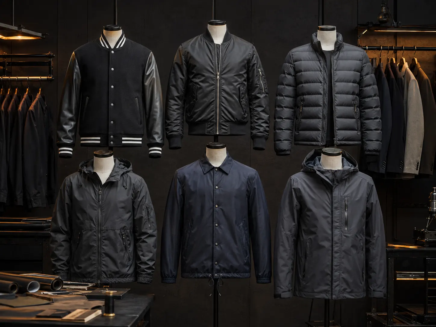 Custom jackets and outerwear manufacturing