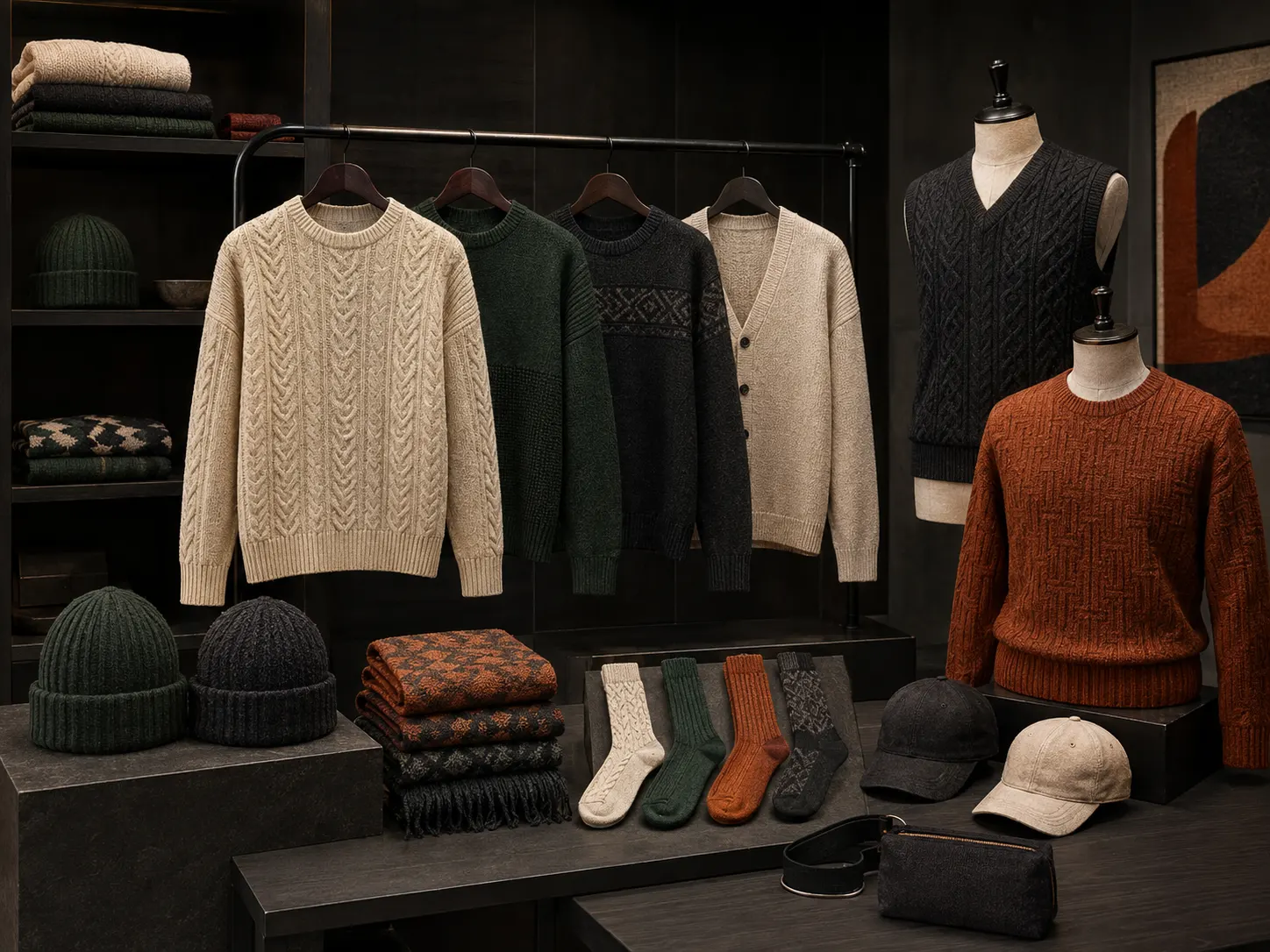 Custom knitwear and apparel accessories manufacturing
