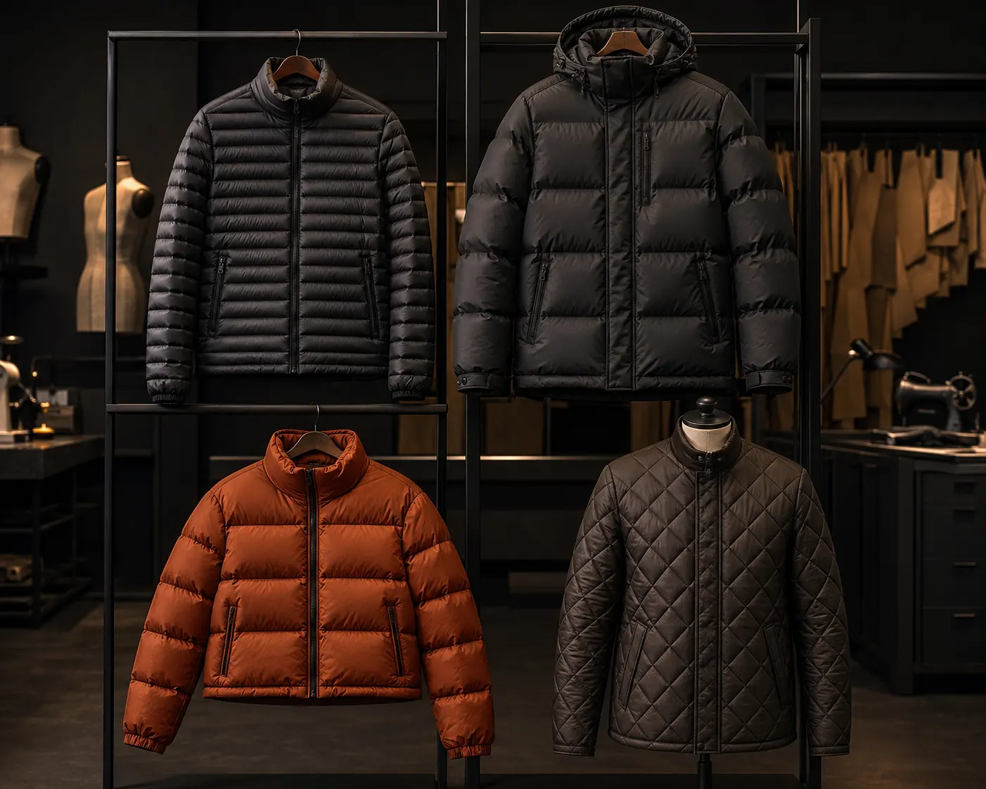 Custom puffer jacket manufacturer