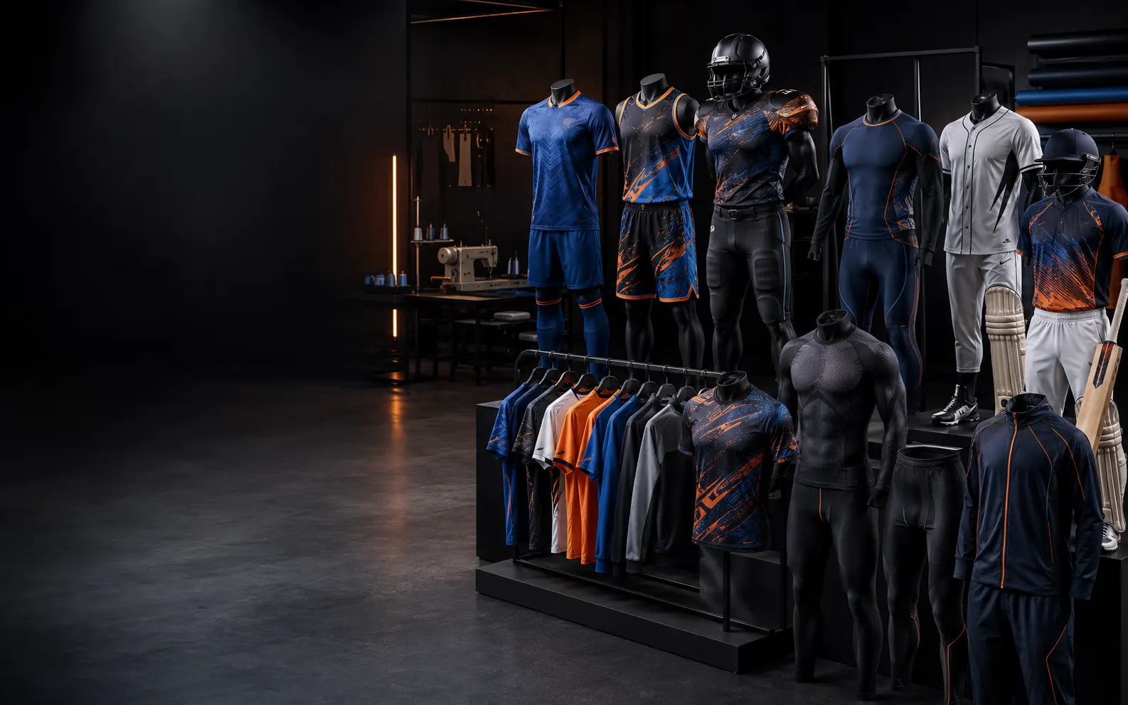 Custom sportswear manufacturer producing private label athletic apparel